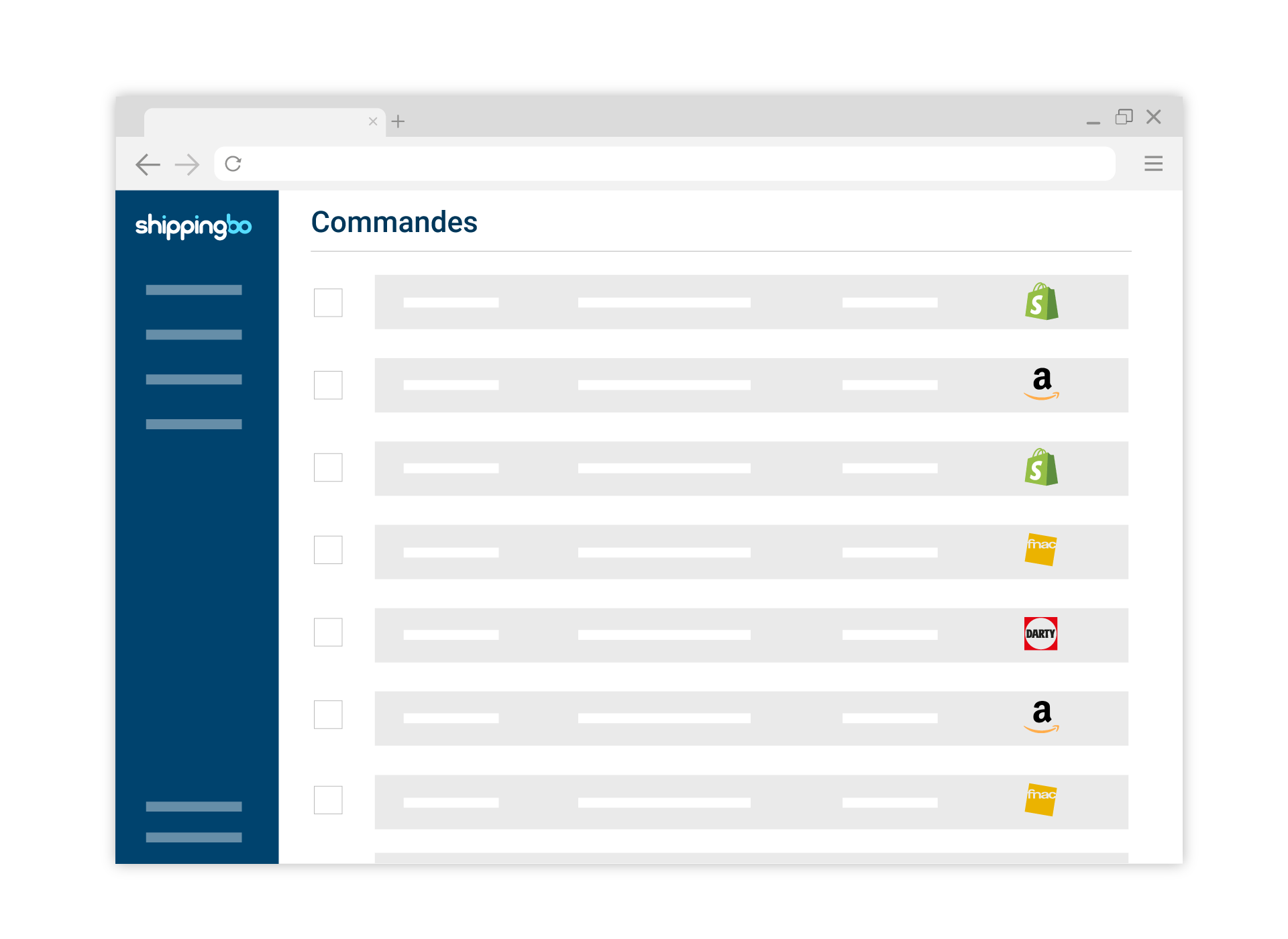 Interface OMS Shippingbo pour réduire ses coûts de transport