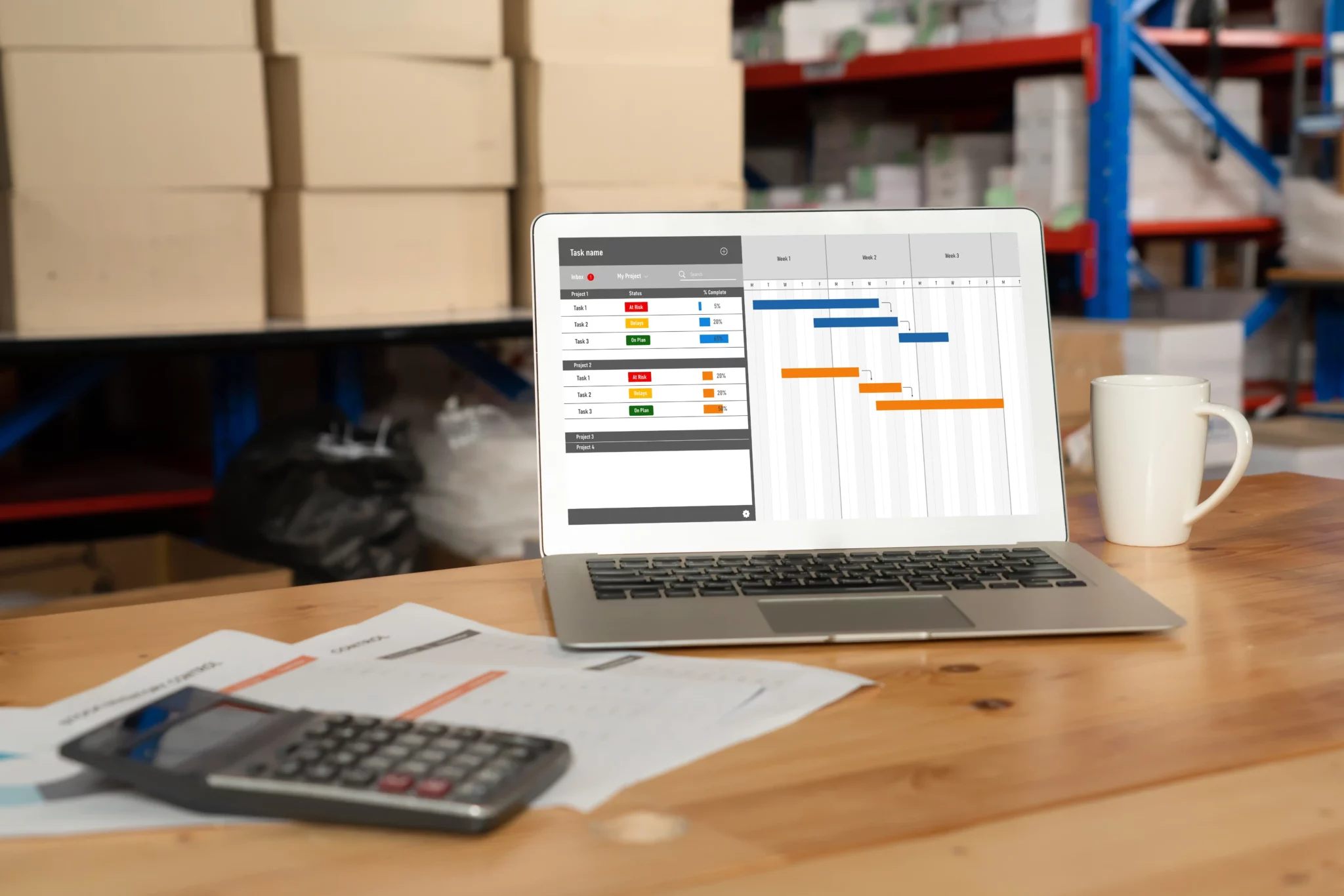 Tracking e-commerce KPIs in the warehouse via software