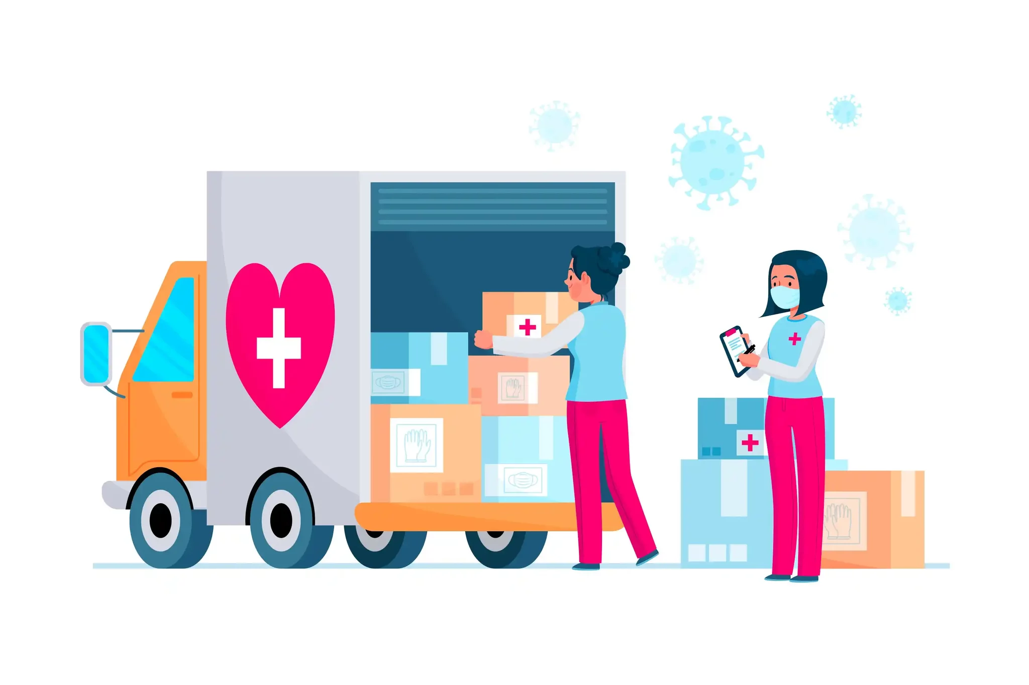 Transport logistique santé e-commerce