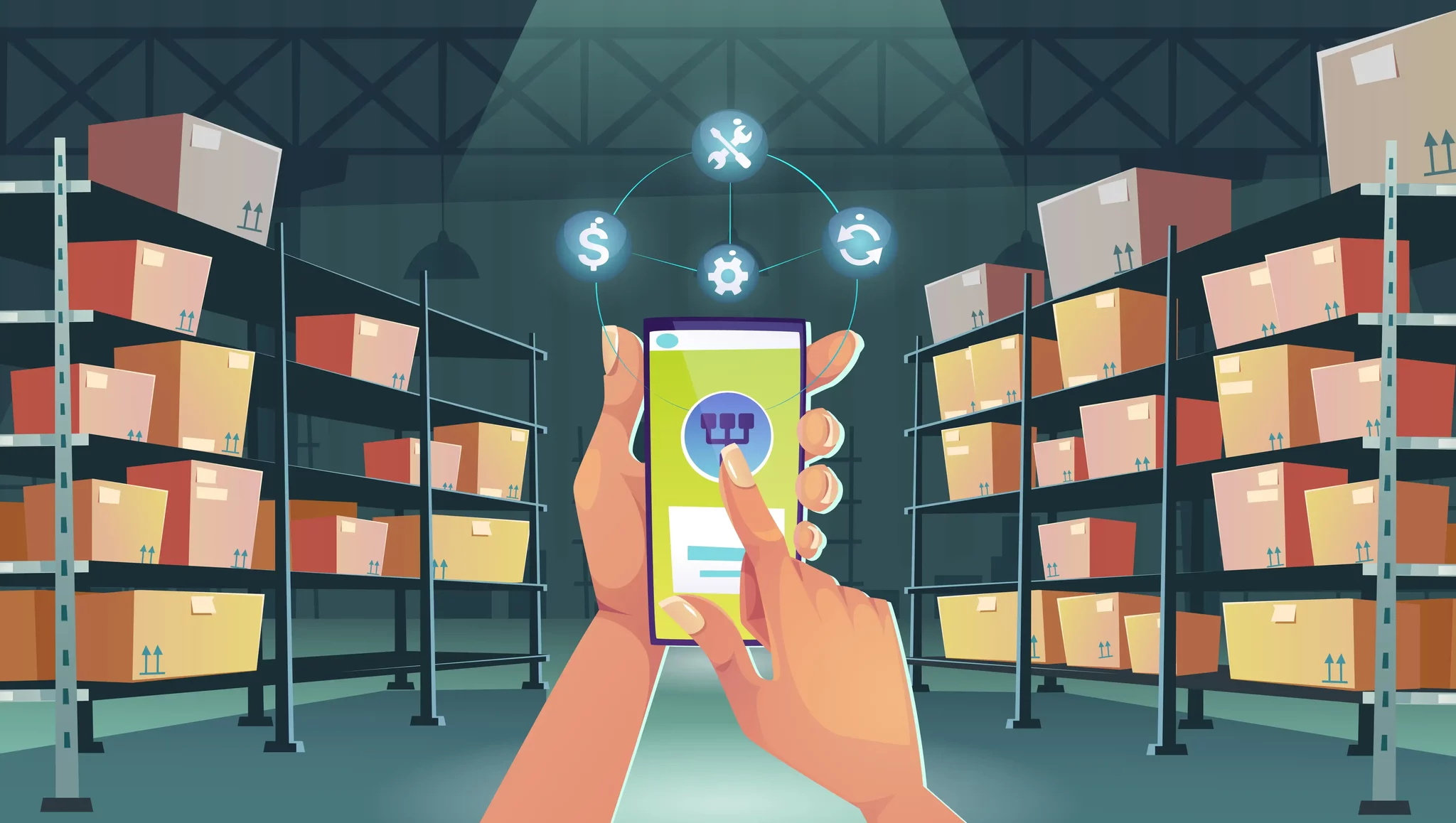 Warehouse AI assistant and omnichannel strategy