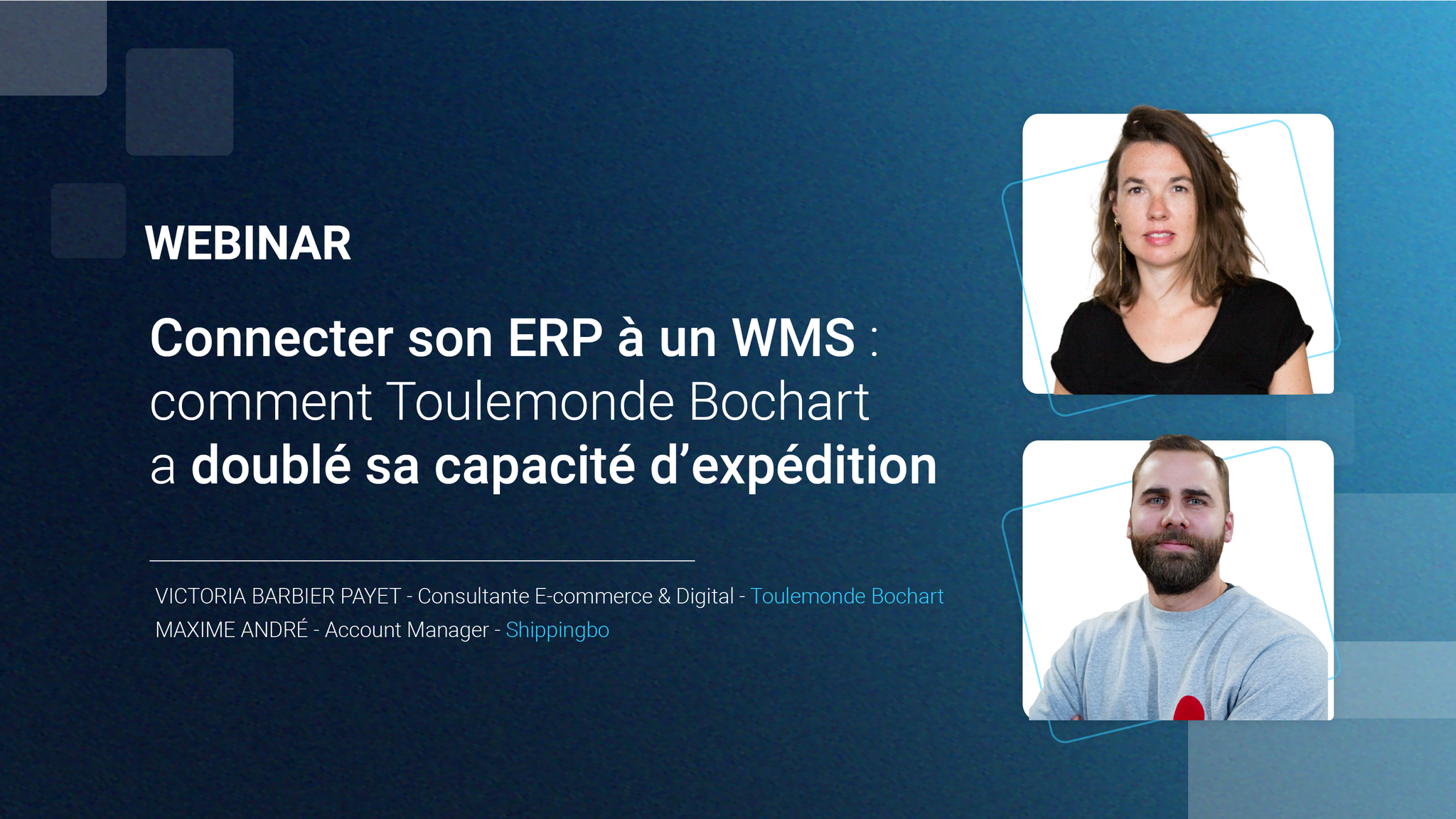 Webinar : connecter ERP et WMS