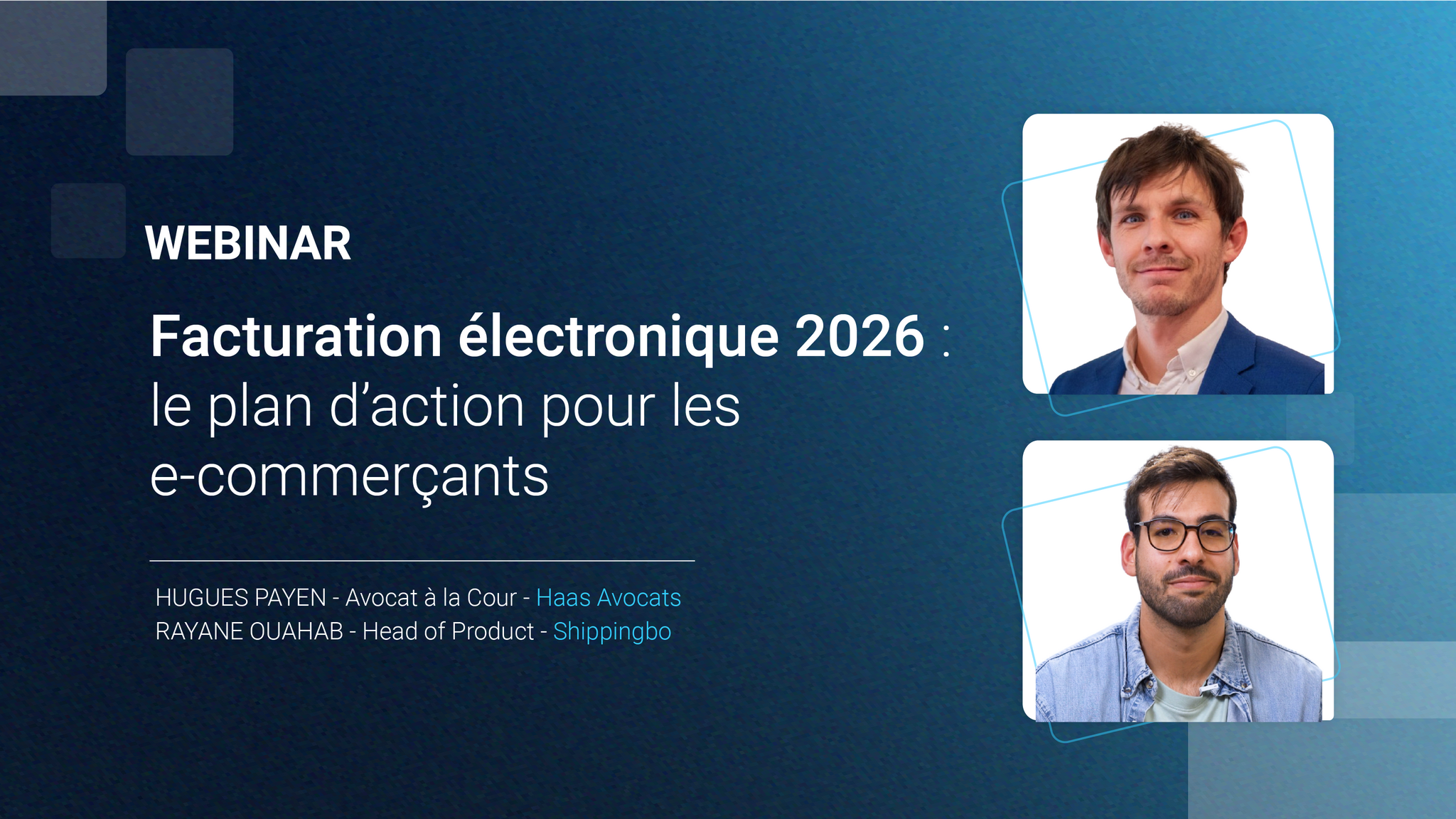 Seminario web sobre la facturación electrónica en 2026
