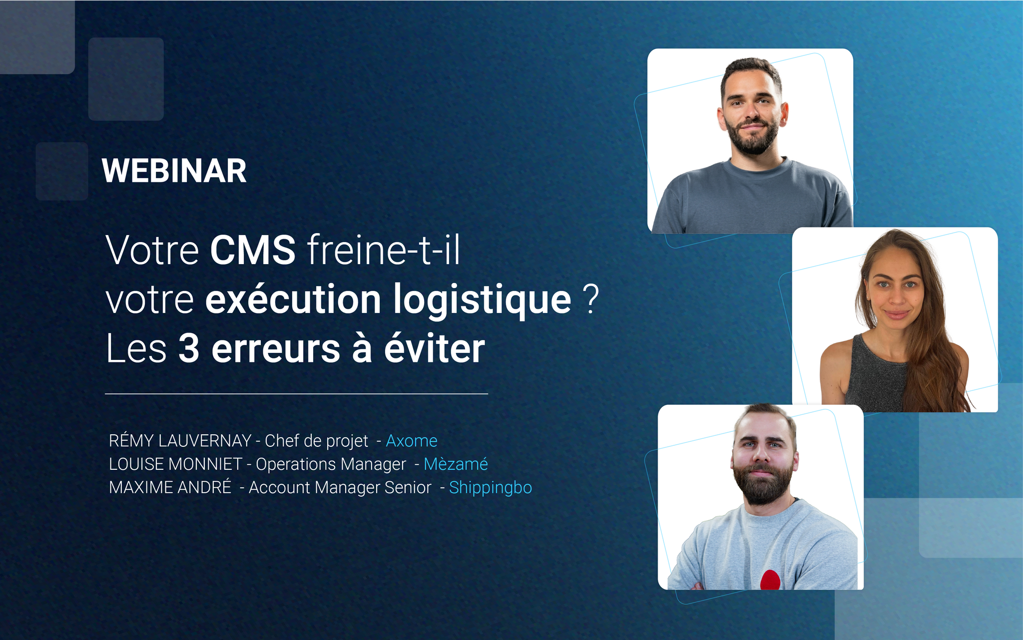 E-commerce Logistics Webinar