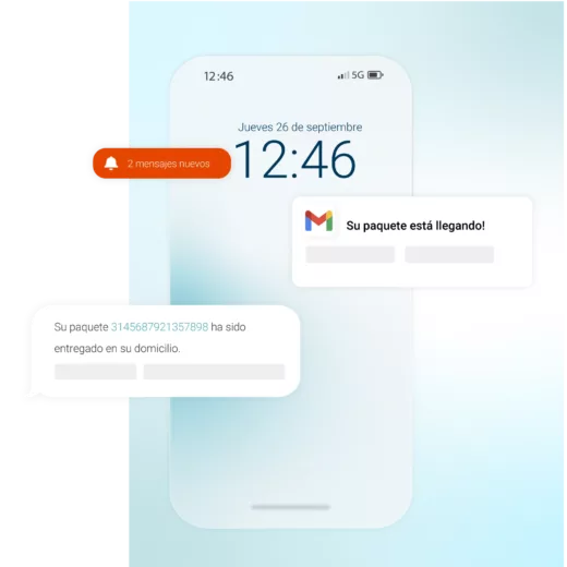 Notifica a tus clientes