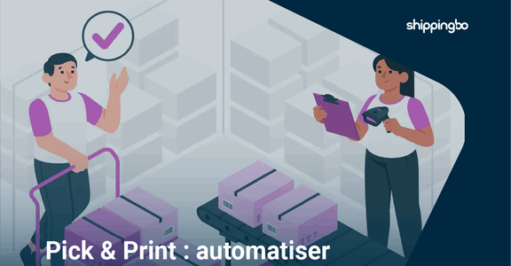 Pick and print logistique